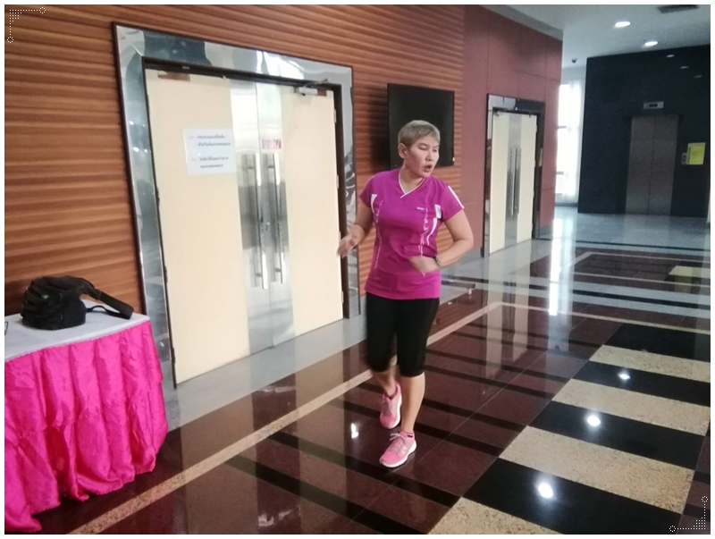 ﻿กรมบังคับคดีจัดกิจกรรมออกกำลังกายเสริมสร้างสุขภาพ และสร้างพลังสุขในการทำงาน